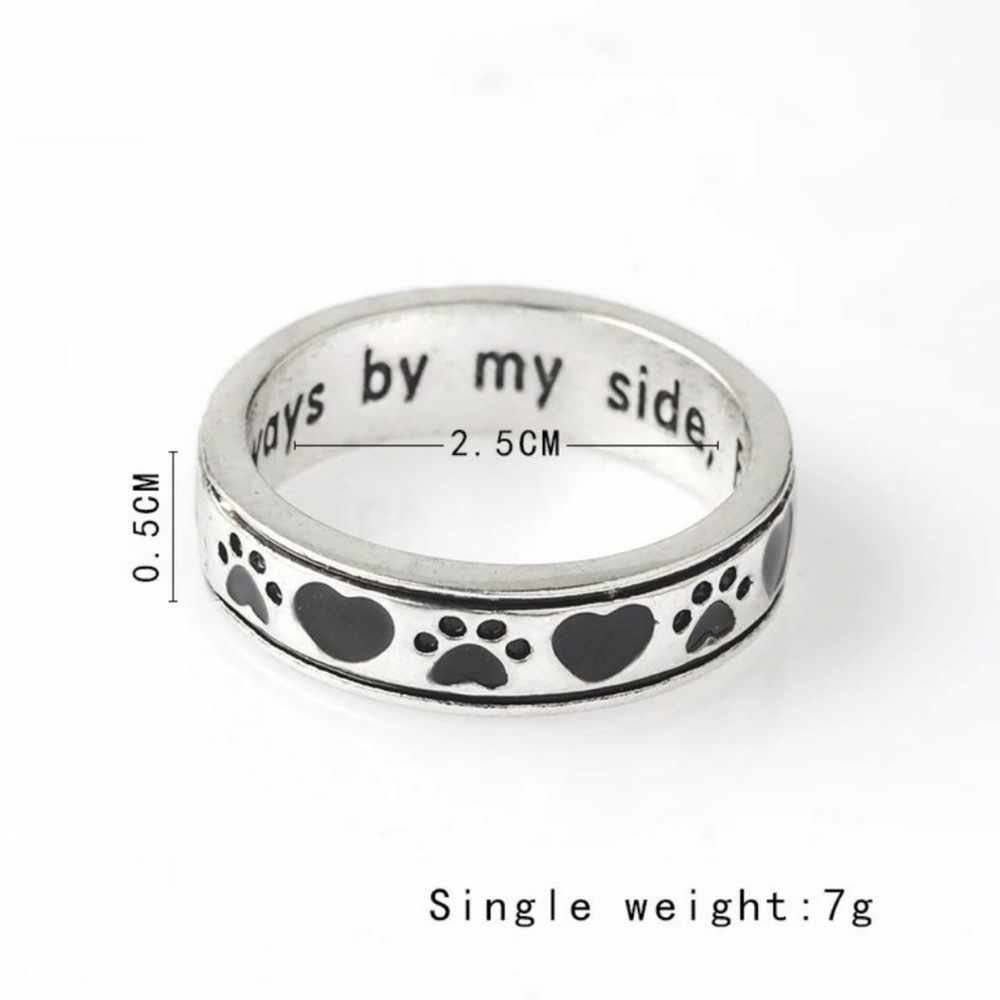 Unisex Animal Lovers Stainless Steel Ring size 9 - Picture 3 of 5
